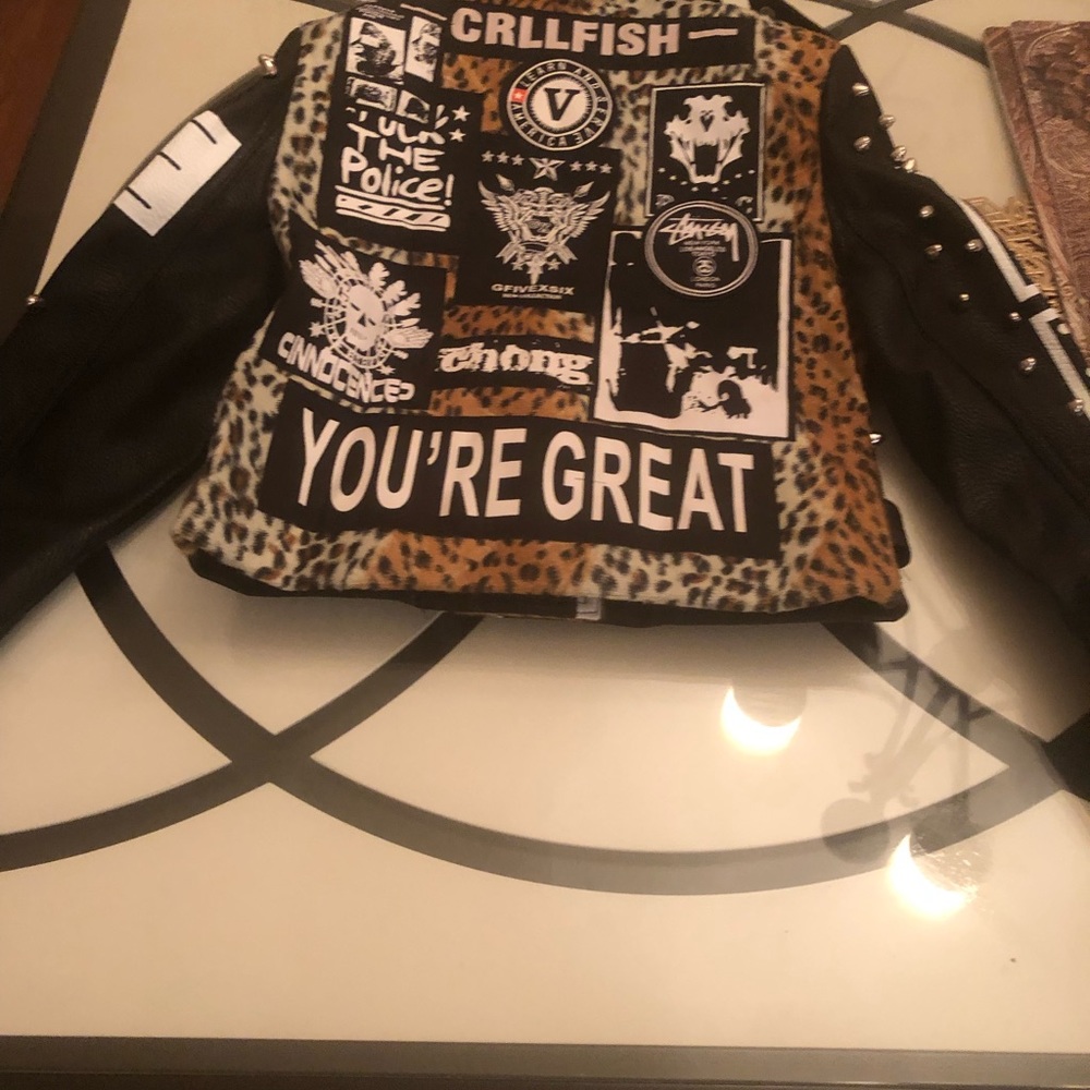 Leather Patchwork Jackets, Good Quality Leather - image 3